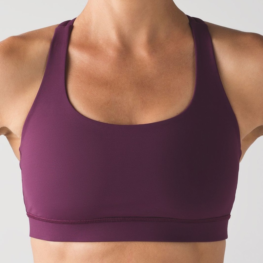 Lululemon Plum Energy Bra 6